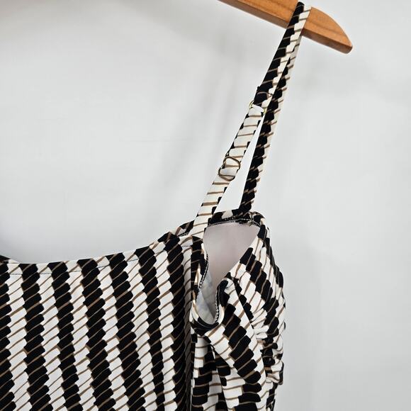 NEW Sunsets Women's Swimwear Dress Coverup Mini Dress Swimsuit Black Size‎ Large - Picture 9 of 12